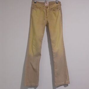 People's Liberation Yellow Flare Jeans